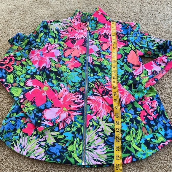 New! Lilly pulitzer XS Lenona UPF 50 zip up jacket. - Picture 10 of 11